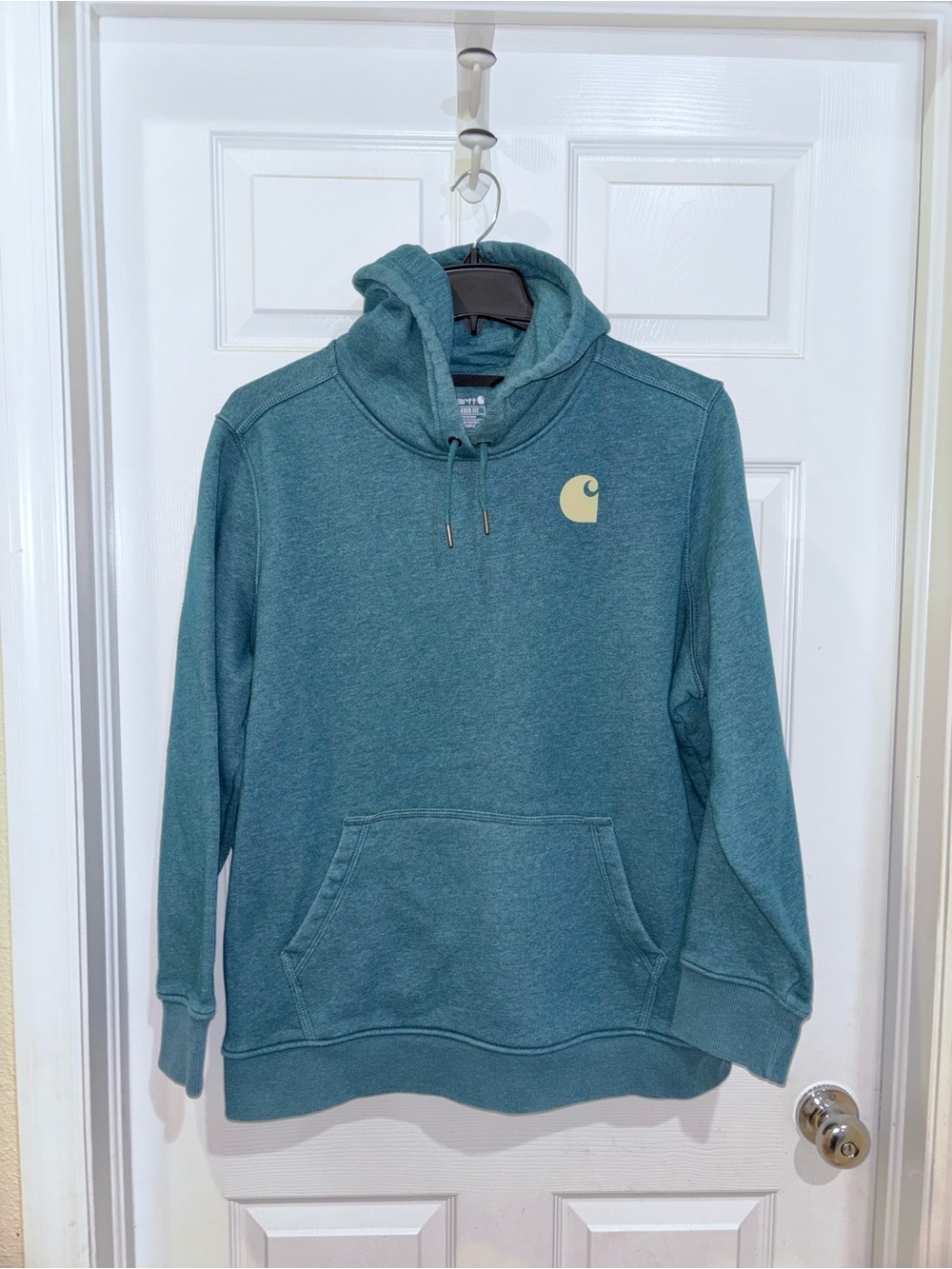 CARHARTT WOMEN'S RELAXED FIT MIDWEIGHT LOGO SLEEVE GRAPHIC HOODIE SZ XXl